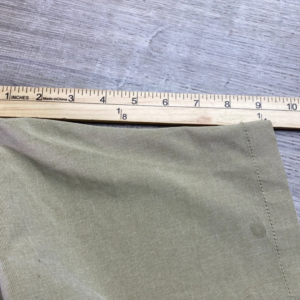 Quiksilver‎ Shorts Waterman Collection Mens Tan Khaki Elastic Waist Drawstring